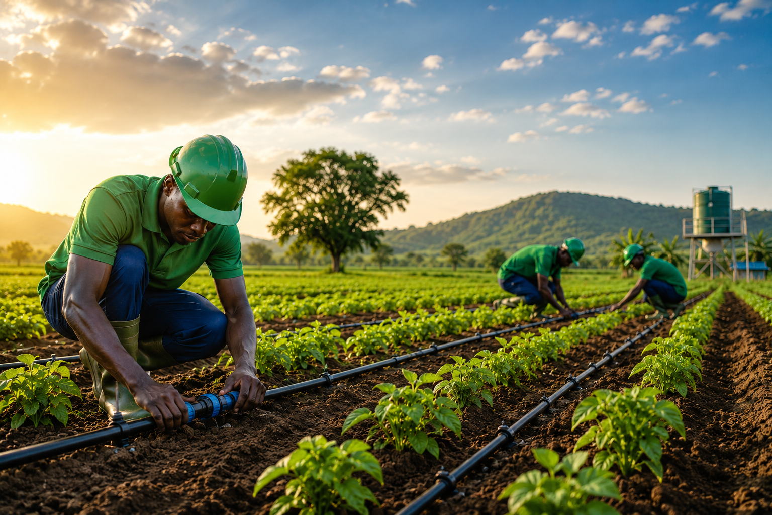 Technologies modernes d’irrigation agricole au Bénin